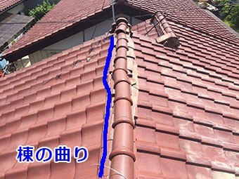 前橋市六供町S様 棟の曲がり