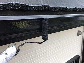 高崎市正観寺町 付帯部の上塗り