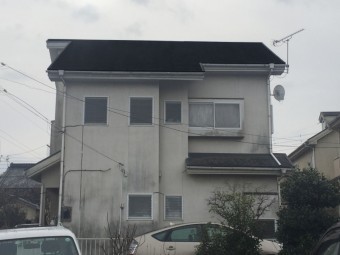 藤岡市下戸塚町F様邸外壁屋根塗装工事前