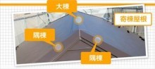 屋根周辺名称 大棟