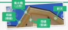 屋根周辺名称 雨樋