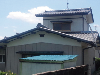 高崎市下室田町セキスイ瓦Uのお宅の北側写真