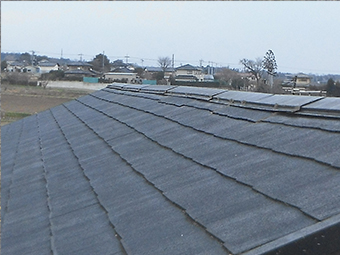 前橋市富士見町　コロニアル屋根塗装