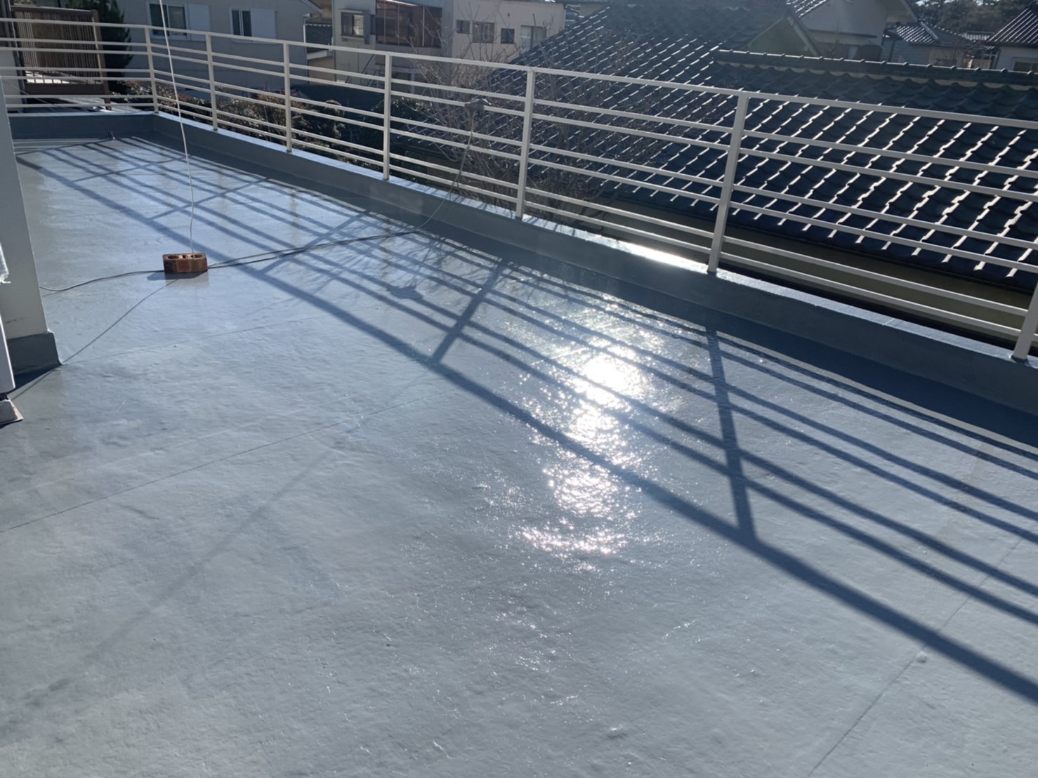 前橋市敷島町にて屋上の防水塗装工事を行いました
